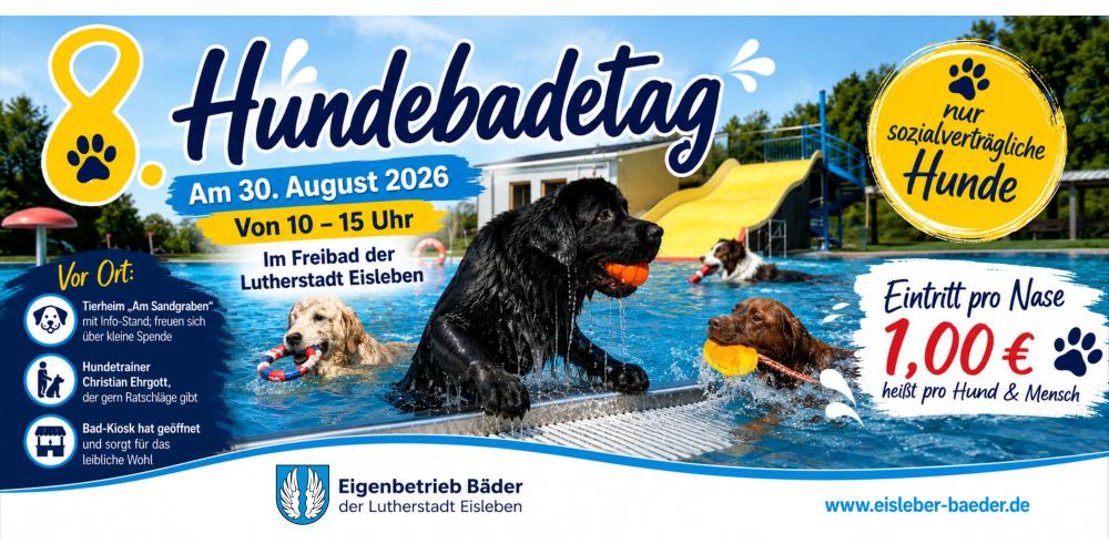 Wenn die Hunde das Freibad übernehmen